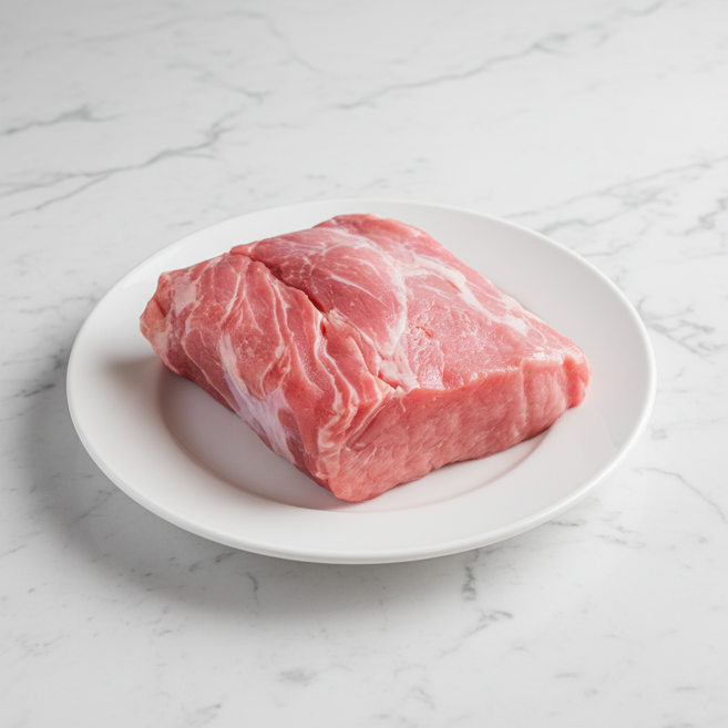 행복한돈 국내산 냉장 돼지고기 등심 대용량 원육2kg, 1개