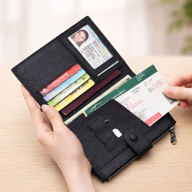 리소어스 RFID 차단 해킹방지 여권 지갑