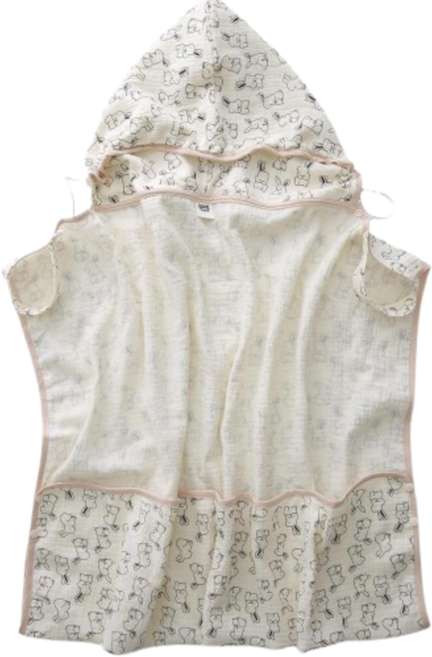 원라인 간절기 블랭킷 아기띠워머 아기망토 바람막이, 토끼