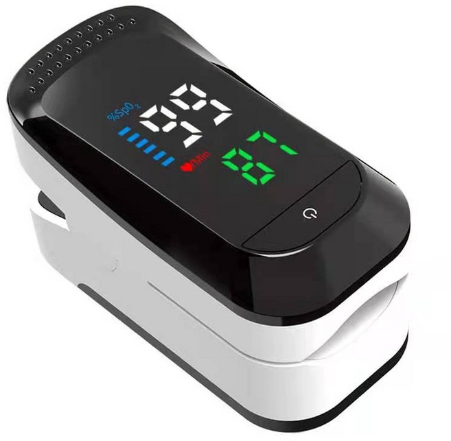 KC인증 핑거형 산소포화도측정기 건전지미포함 단품 건전지x, 1개, 1개입