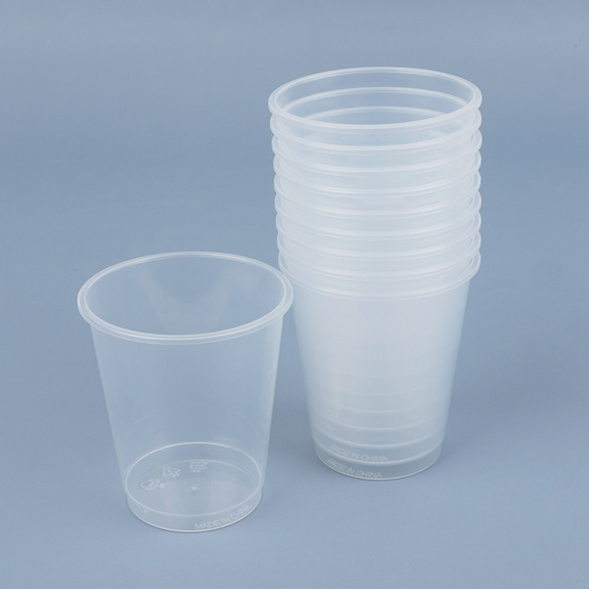10P 다회용 투명컵 190ML PP소재 재사용 주방컵 소형컵
