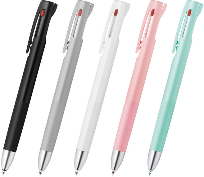 제브라 블렌 3색 볼펜 0.5mm, 블루그린, 1개, 블루그린