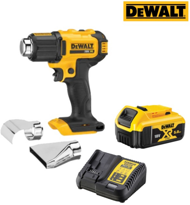 디월트 18V 충전열풍기 세트 dce530 세트 스티커자국 제거, 1개