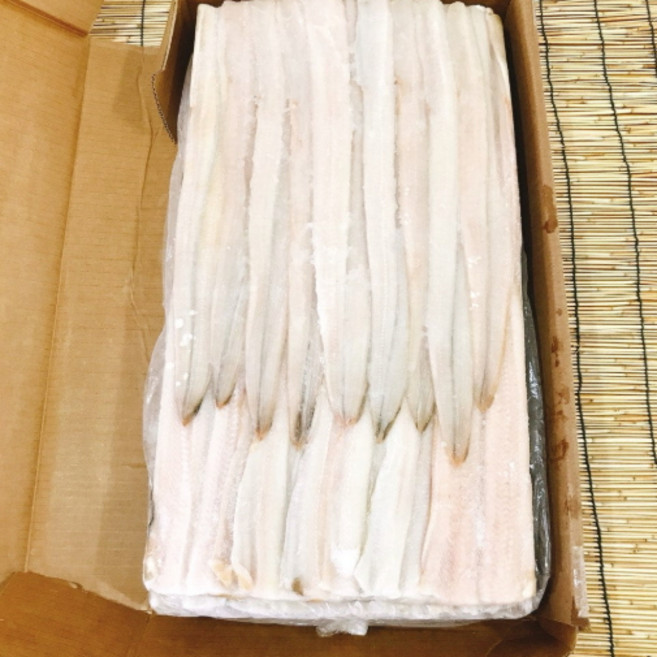 수입 손질된 바다장어 필렛 약46-50cm 전후 중사이즈 약60마리 붕장어, 1개, 9kg