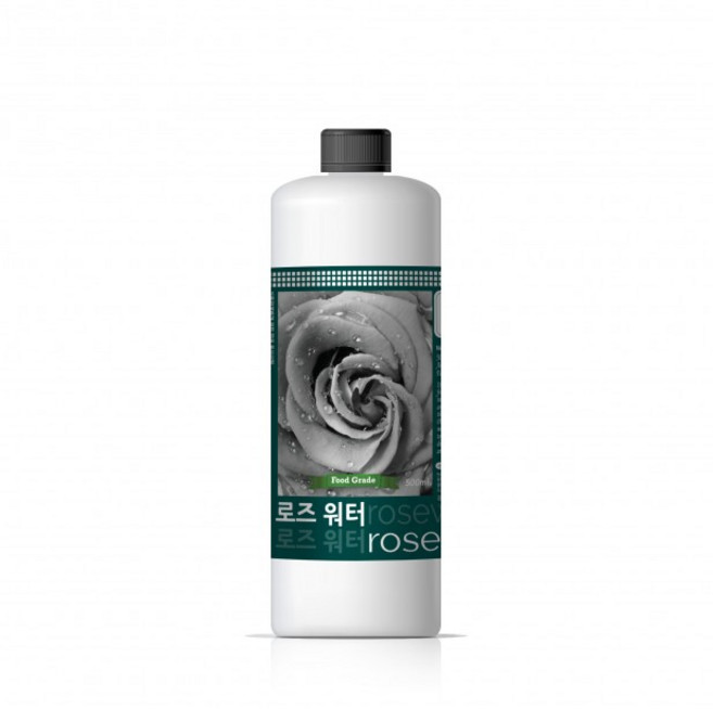 푸드 로즈워터(장미워터) 500ml 음료용/식용/초콜릿/내츄럴 플로럴워터, 1개