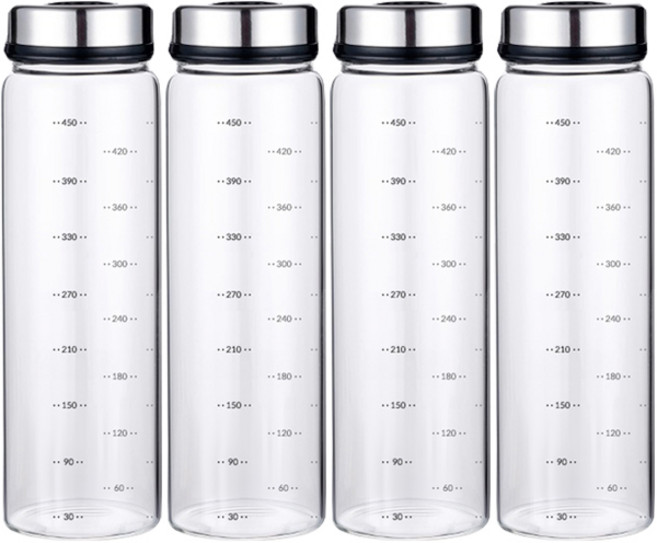 3단조절 내열유리 양념통 4P세트, 500ml, 4개