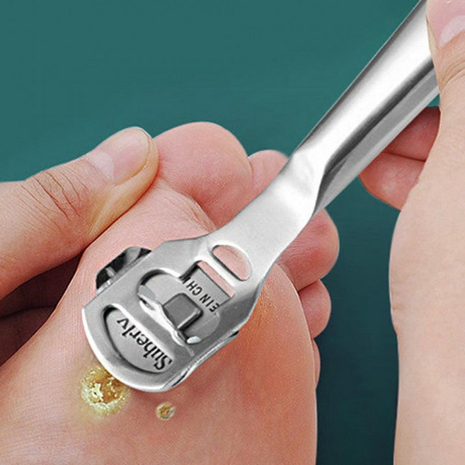 손가락 굳은살제거 굳은살제거칼 티눈 발바닥 뒤꿈치 각질제거 콘커터, 1개