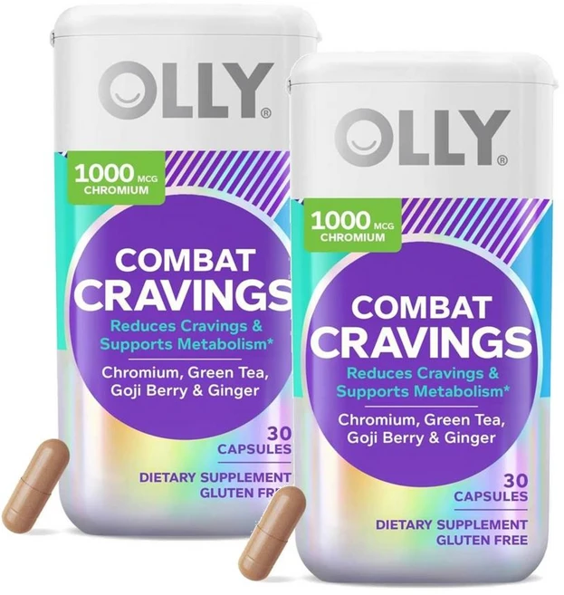 미국 올리 OLLY Combat Cravings 컴뱃 크레이빙 캡슐, 2개, 30정 - 쿠팡
