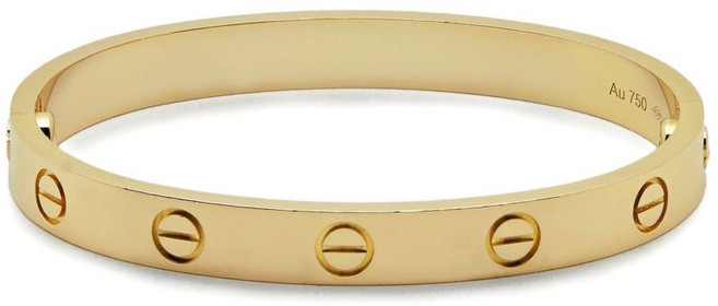 까르띠에 중고 러브 옐로 골드 브레이슬릿