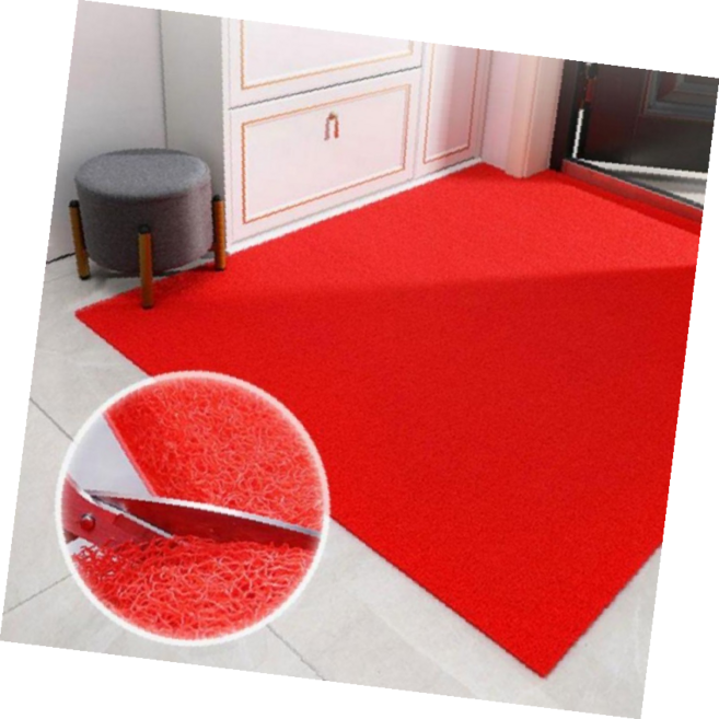 현관코일매트 미끄럼방지 기능성 실내외용 청소 편안한 입구 매트, 블랙