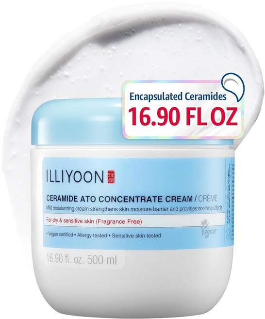 일리윤 세라마이드 아토 농축 크림 500ml(16.9온스), Nourishing Cream, 2.53 Fl Oz (Pack of 1)