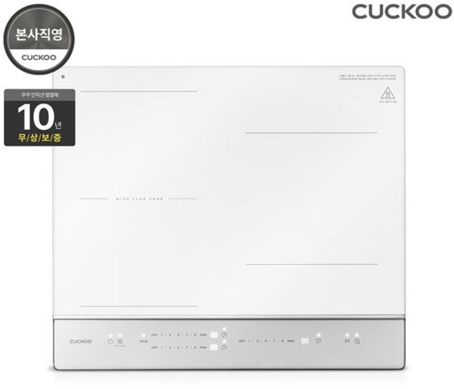 쿠쿠 3구 화이트 인덕션, 빌트인, CIR-E301FM