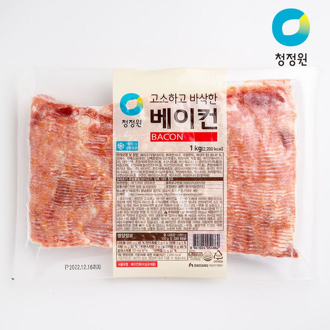 청정원 바삭한 베이컨 1kg, 1개