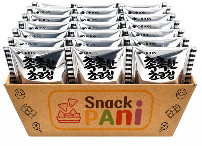 스낵파니 촉촉한 초코칩 쿠키 대용량 개별포장 30개입