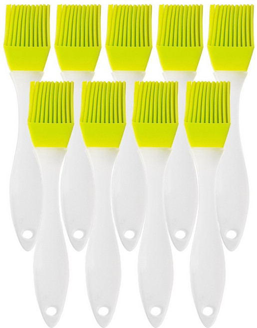 록키스 실리콘 요리 브러쉬, 녹색, 9개