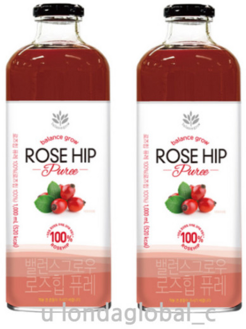 발란스그로우 로즈힙 퓨레, 1L, 2개