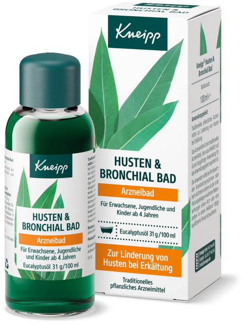 Kneipp 유칼립투스 오일 함유 감기 목욕 입욕제 100ml X3개 Husten Bronchial BAD 약욕탕