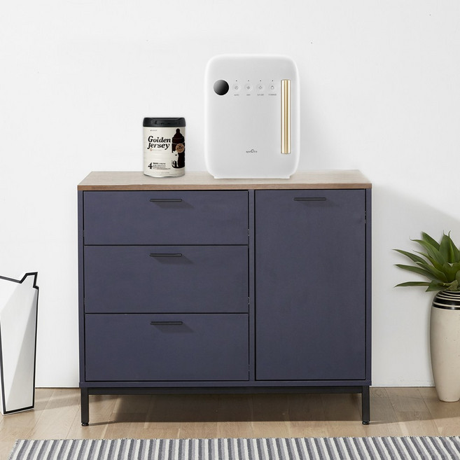 맘마존 수납장 신생아 분유존 수납장 이유식존 1000, 네이비