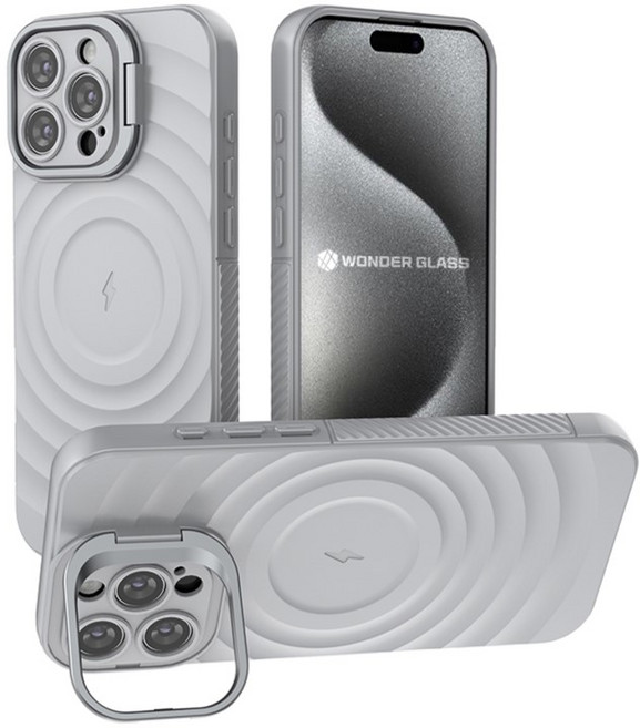 원더글라스 맥세이프 시그니처 웨이브 프레임 렌즈 스탠드 케이스