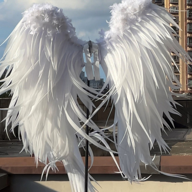 천사날개 코스프레 대천사 요정파티소품 촬영용 요정날개 할로윈 의상 학예회 연극소품