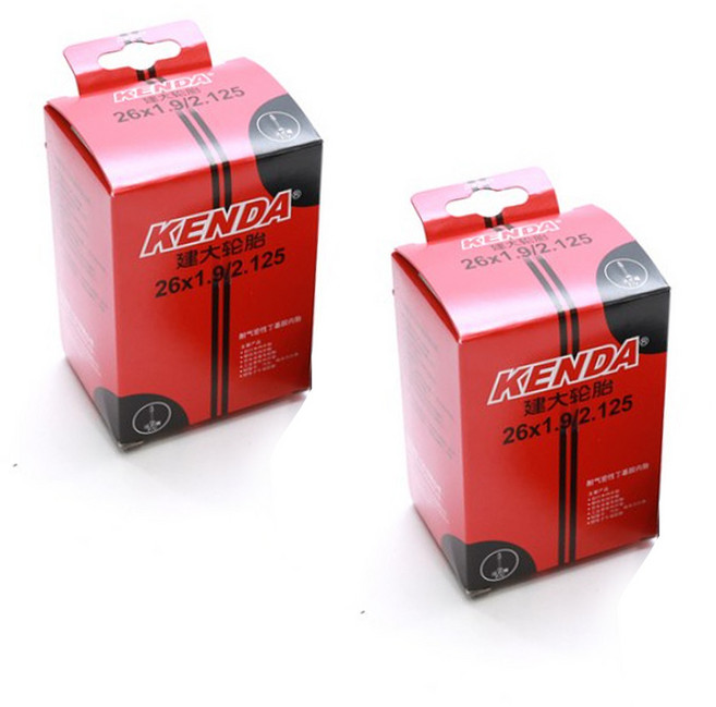 탑모아 KENDA 켄다 자전거 26X1.95-2.125 프레스타 튜브, 2개
