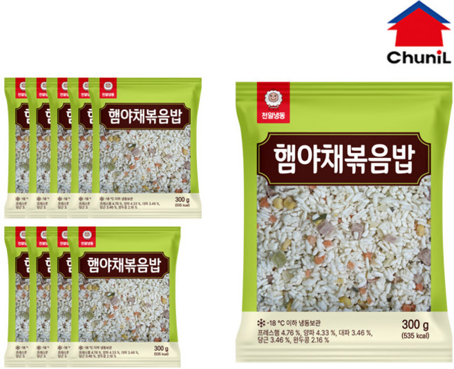 [자연맘스토리] 천일 햄야채 볶음밥 300g x 10개