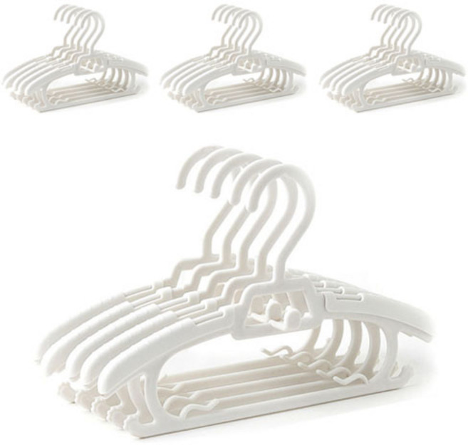 리에노 유아용 길이조절 옷걸이, 20개