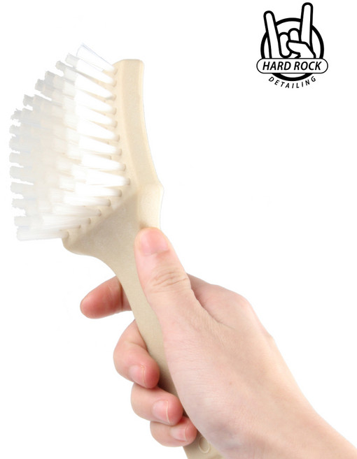 하드락디테일링 타이어&매트 브러쉬 타이어 갈변제거 및 매트청소, 화이트, 1개