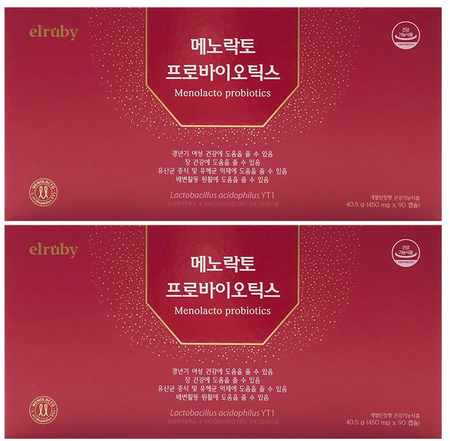 휴온스 박미선 갱년기 유산균 메노락토 프로바이오틱스 6개월 세트, 90정, 2개