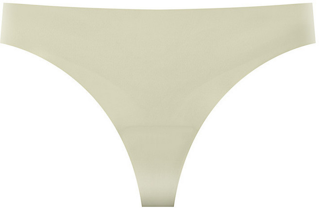 性感無痕冰絲女士丁字褲, 綠色,M（110-130斤）