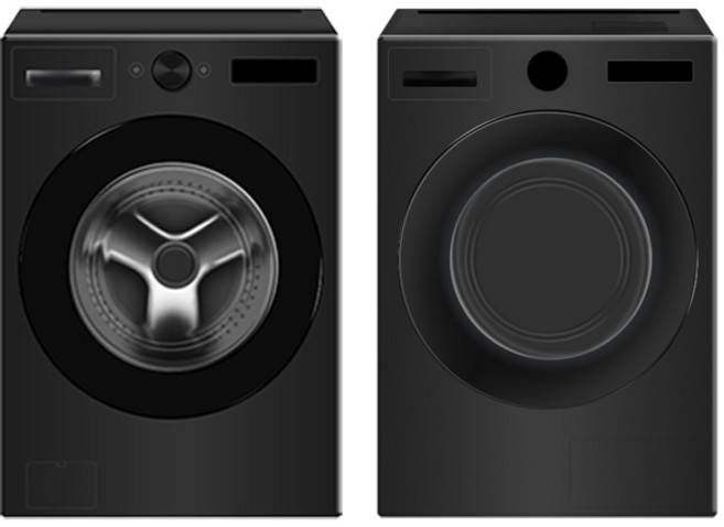 LG전자 트롬 AI 오브제컬렉션 세탁기 + 건조기 FX25KF+RD25KS, 스페이스 블랙