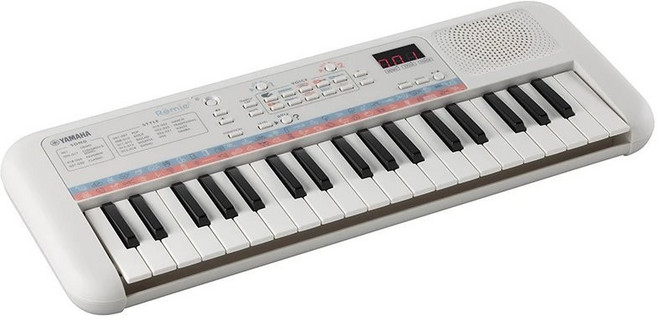 야마하 디지털 피아노 PSS-F30/E30 휴대용 어린이 연습용, 화이트 (E30), 1개