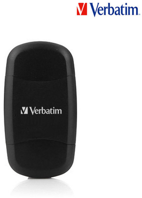 버바팀 USB3.0 미니 카드 리더기, 블랙