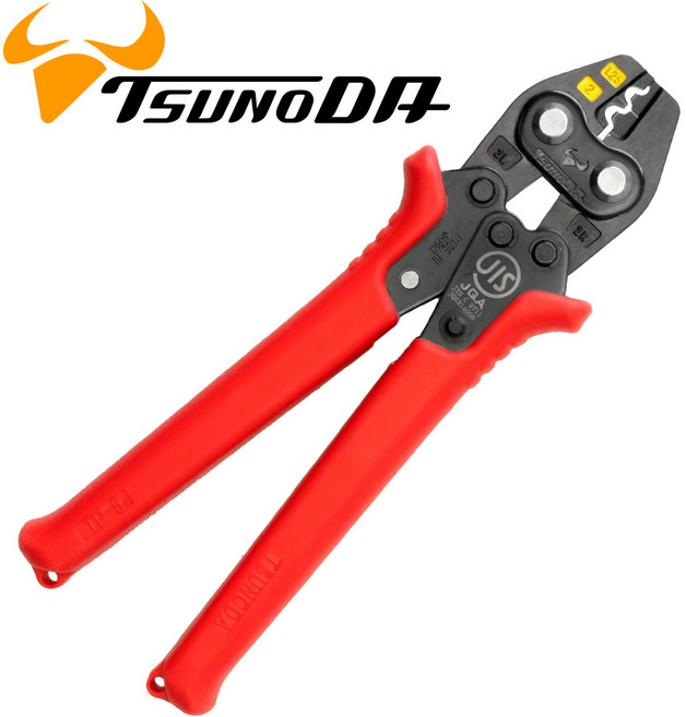 츠노다 TTC 압착기 TP-2 5 5S 5M 8P 14 38 터미널압착기 터미널단자 슬리브용 단자 슬리브 일제, 1개, TP-8P