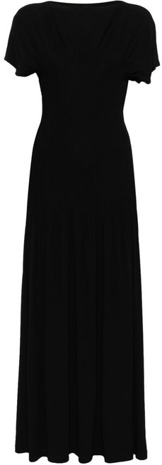 토템 보트 넥 맥시 드레스