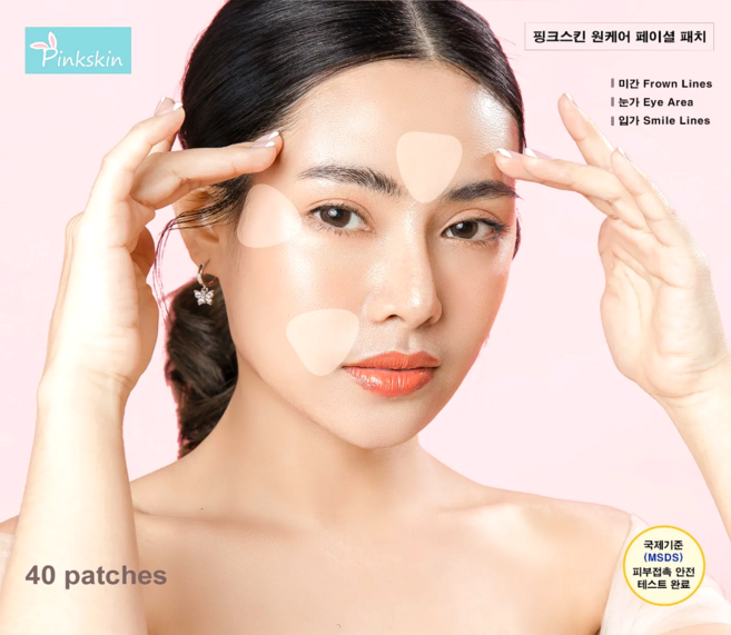 핑크스킨 원케어 페이셜 패치, 1개, 40개입