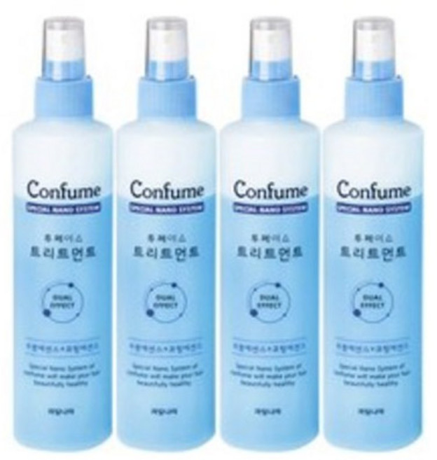 과일나라 컨퓸 투페이스 헤어트리트먼트, 250ml, 4개