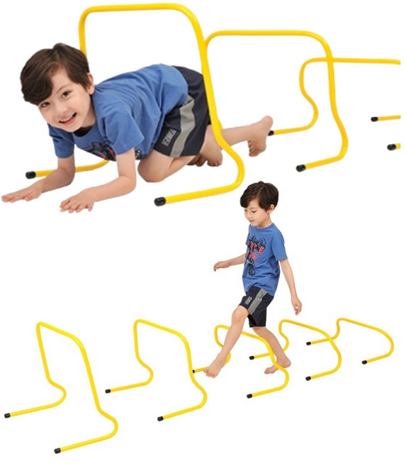 학교체육 모둠발 연속뛰기 미니허들 스텝훈련 기관 림보게임 교육기관, 15cm