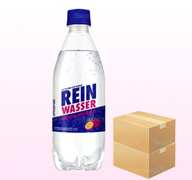 라인바싸 패션후르츠 500ml x 2박스 (총40개) / 탄산음료, 40개