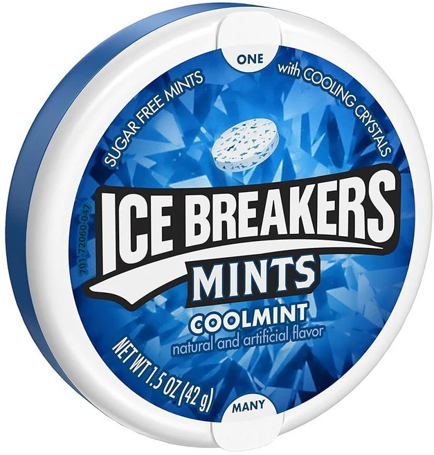 ICE BREAKERS MINTS COOLMINT 42.5g1.5온스 용기 16개 팩 144100, 42g - 쿠팡