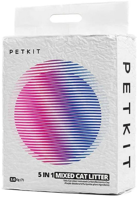 PETKIT 5合1 混合貓砂, 3.6kg, 2包, Purple deodorant