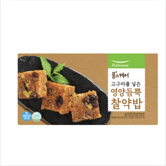 풀무원 고구마를 넣은 영양듬뿍 찰약밥, 800g, 3개