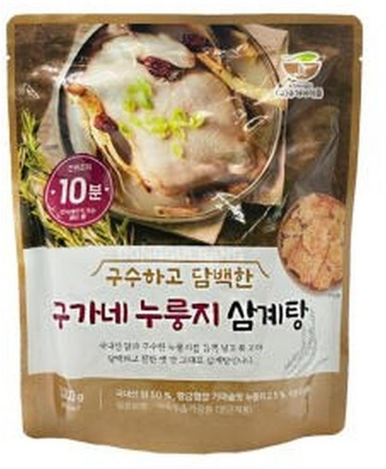 차오름푸드 구가네 누룽지삼계탕, 1kg, 1개