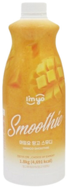 아임요 망고 스무디, 1.8kg, 3개