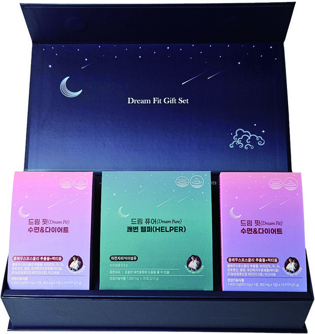 드림핏 수면앤다이어트 / 콜레우스포스콜리추출물 락티움 차전자피식이섬유 체지방감소, 1박스, 30정