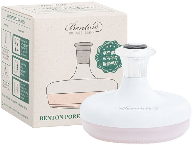 벤튼 포어 클리어 브러쉬 모공브러쉬, 1개, 혼합 색상