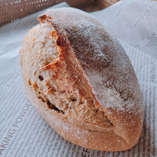 [복수구매 할인] 들래미 통밀 사워도우 우리밀100% 천연발효빵 750g, 2개