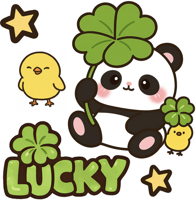 위드코코 DIY 캐리어 꾸미기 리무버블 방수 스티커 거울 유리 창문 벽 욕실 타일 부착, 1개, 럭키판다