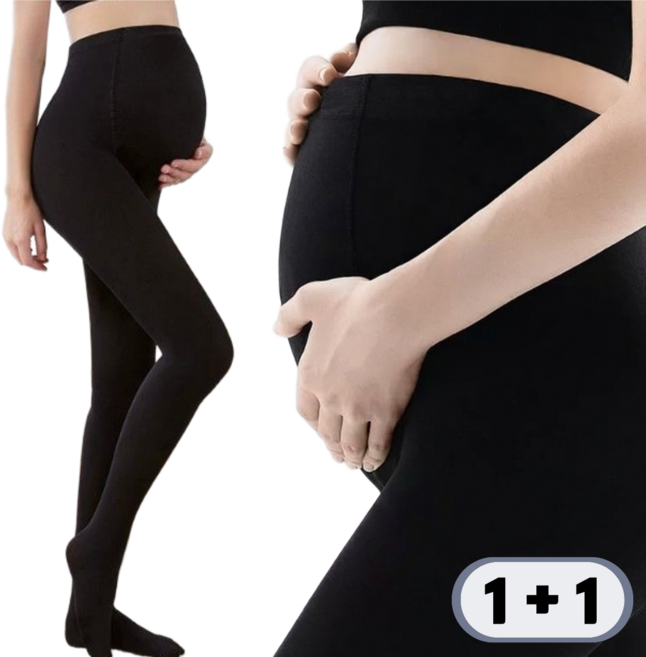 편한맘 1+1 임산부 팬티 스타킹 임부용 복부 서포트