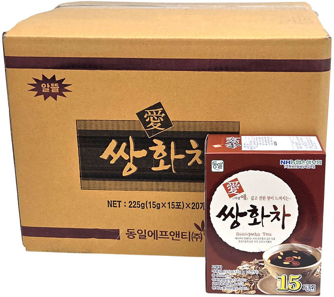 동일 (애) 쌍화차 스틱 225g, 15g, 20개, 15개입
